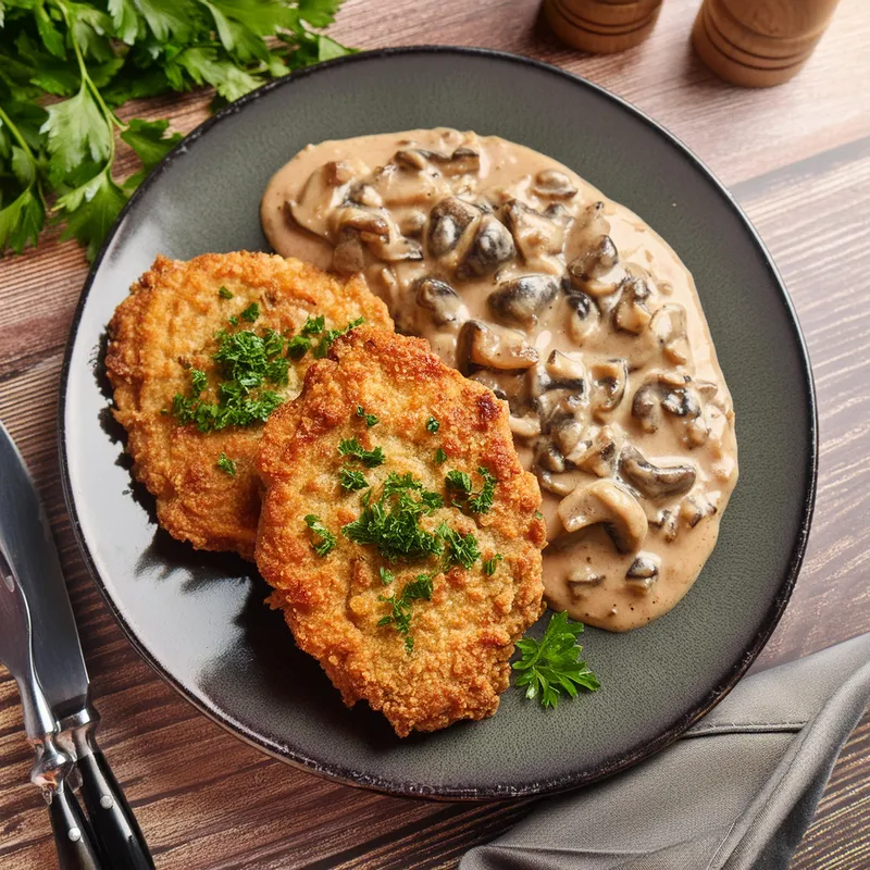 Savory Herb-Encrusted Pork Chops image